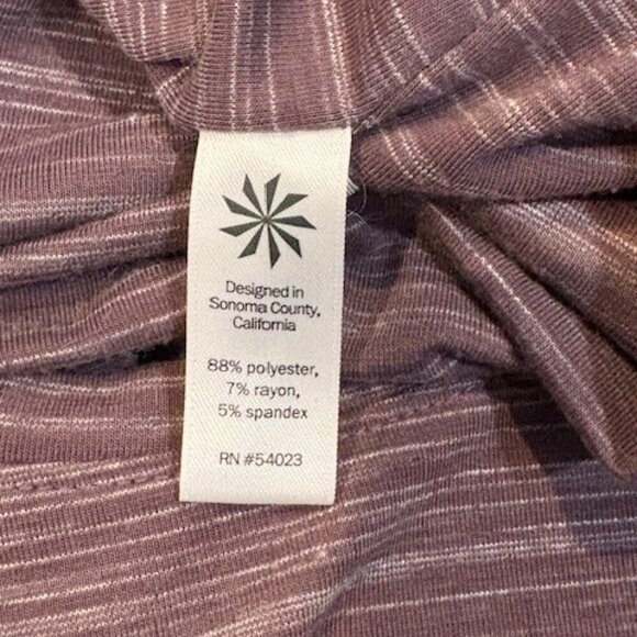 Athleta Beyond Soft Avenues Ruched Athletic Dress in Purple & White – Size XS - Picture 7 of 8